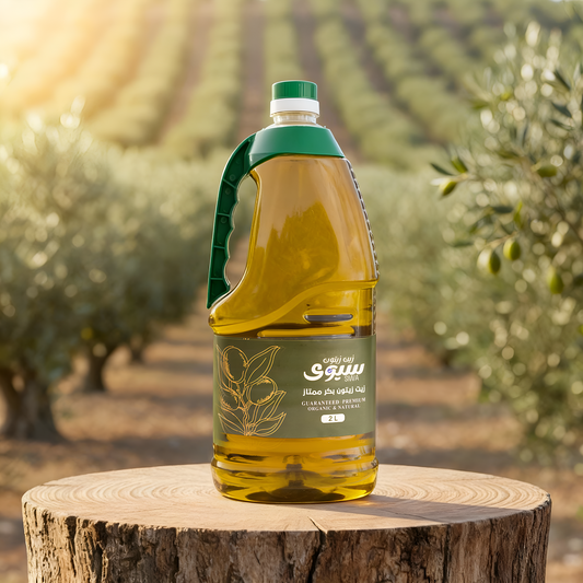 عبوة 2 لتر زيت زيتون بكر ممتاز