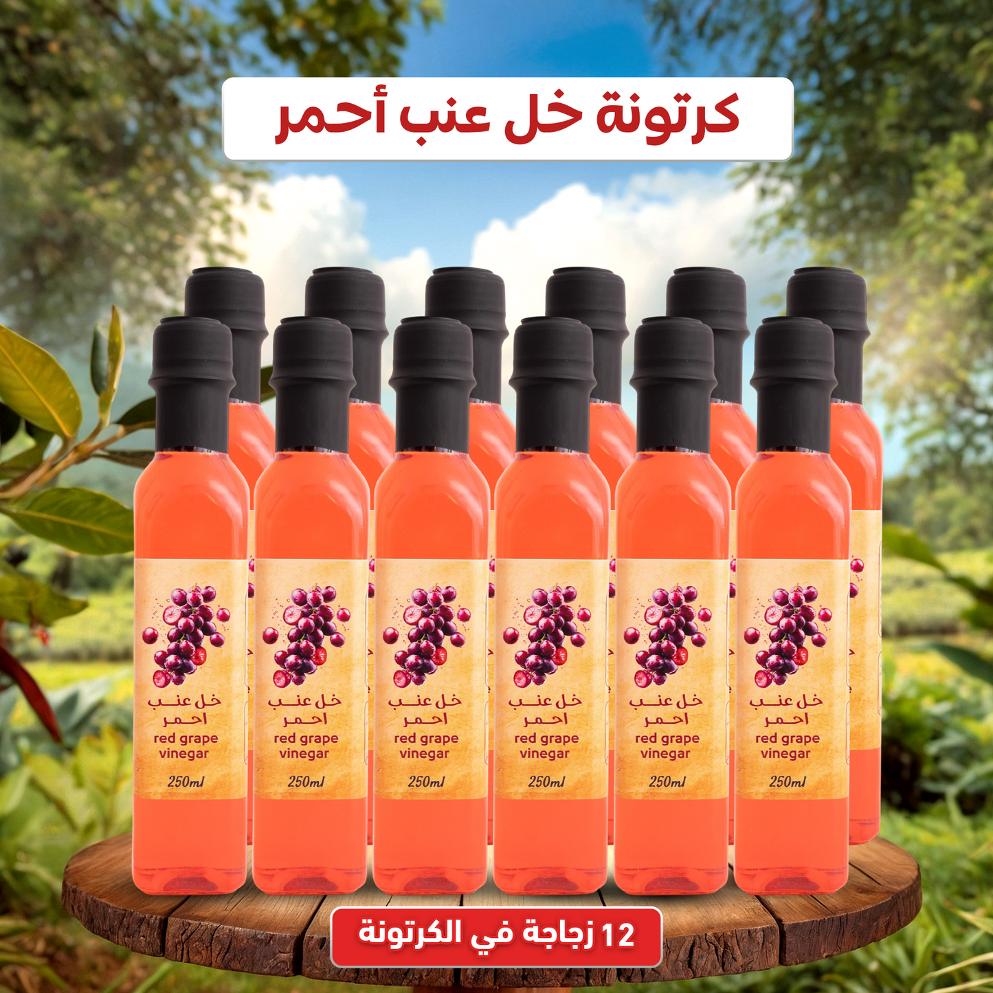 خل عنب بلسمك آحمر